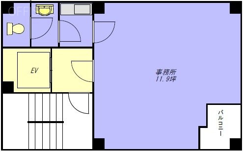 第2芝崎ビル6F 間取り図