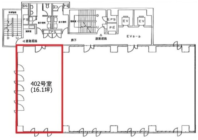 ヒューリック渋谷二丁目ビル402 間取り図