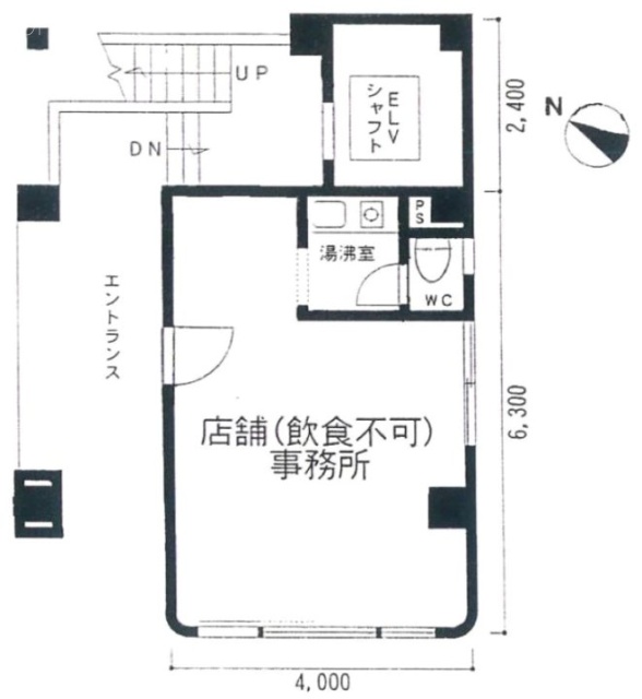 津多屋CTSビル1F 間取り図