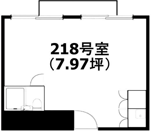 六本木ユニハウス218 間取り図