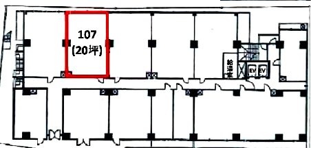 サンパークマンション高田馬場107 間取り図