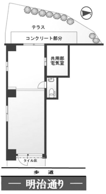 ハイツ目白ビル102 間取り図