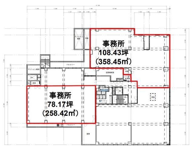 アーバンプラザ鶴見ビル4F 間取り図