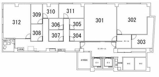 新宿第7葉山ビル312 間取り図