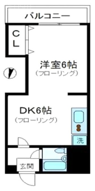 マドモアゼルビル702 間取り図