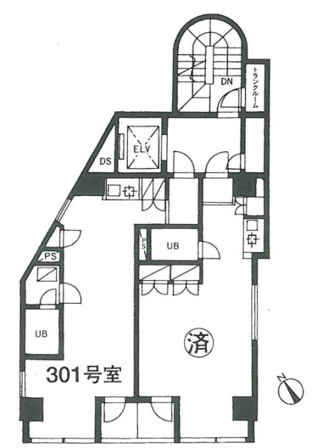 PAN南青山301 間取り図