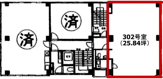 山上ビル302 間取り図