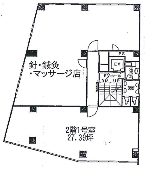 新宿オミビル2F 間取り図