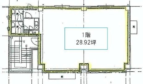 ヴィオレ南青山ビル1F 間取り図