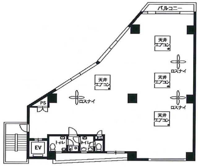 西新宿IKビル5F 間取り図