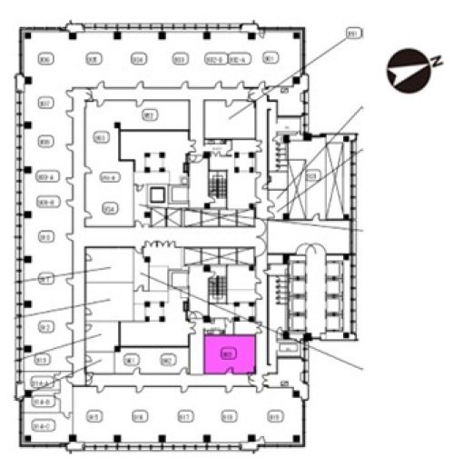 丸の内ビル9F 間取り図
