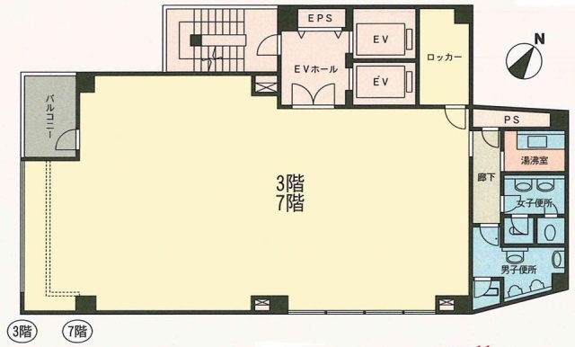 日本橋日光ビル3F 間取り図