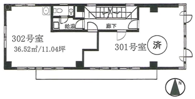 鈴木代々木ビル302 間取り図