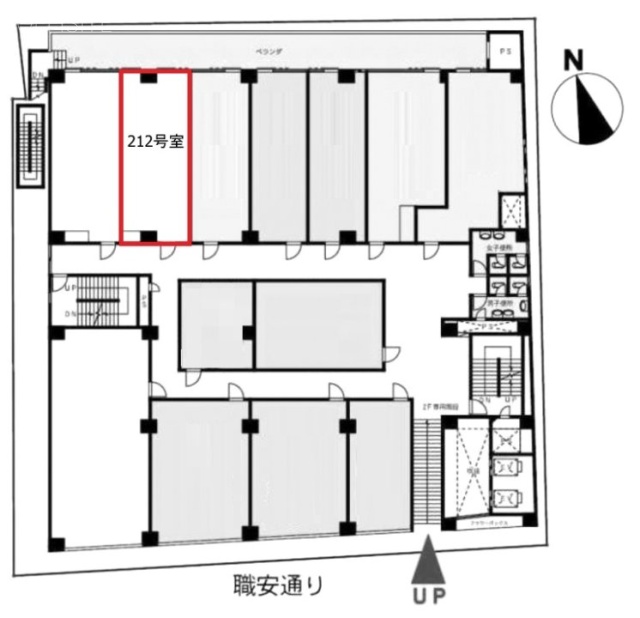 コントワール新宿212 間取り図