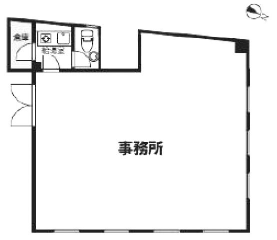 グリーンビル九段南2F 間取り図