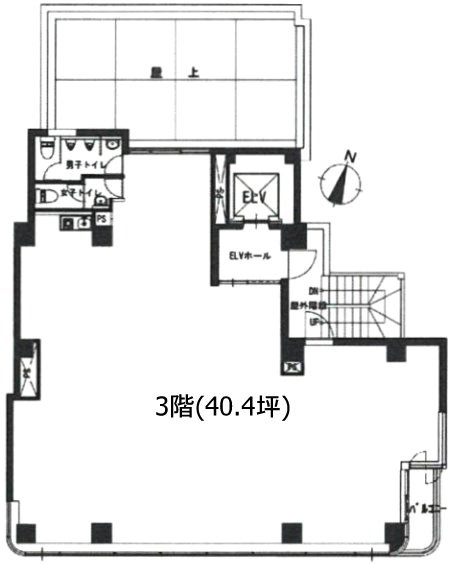 TSK笹塚ビル3F 間取り図