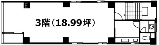 渡邊ビル3F 間取り図