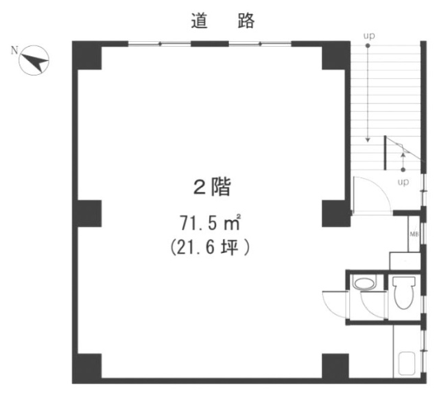 第2野々ビル2F 間取り図