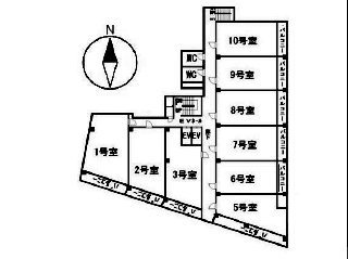 新陽ビル高田馬場1101 間取り図