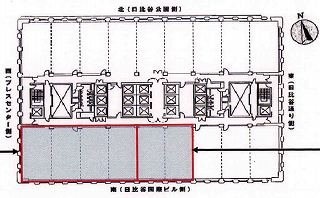 富国生命ビル1811 間取り図