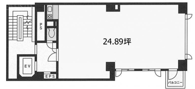 いちご赤坂五丁目ビル4F 間取り図