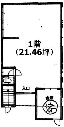 中川ビル1F 間取り図