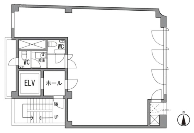 南青山Dビル2F 間取り図