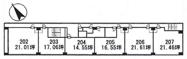 大宮大鷹ビル203 間取り図