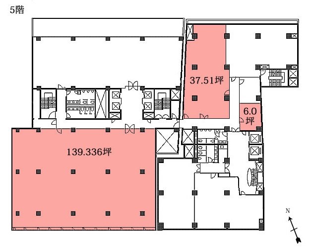 虎ノ門実業会館(本館)C 間取り図