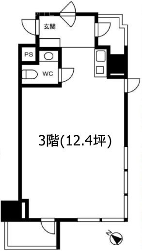 ドミ・エメロード3F 間取り図