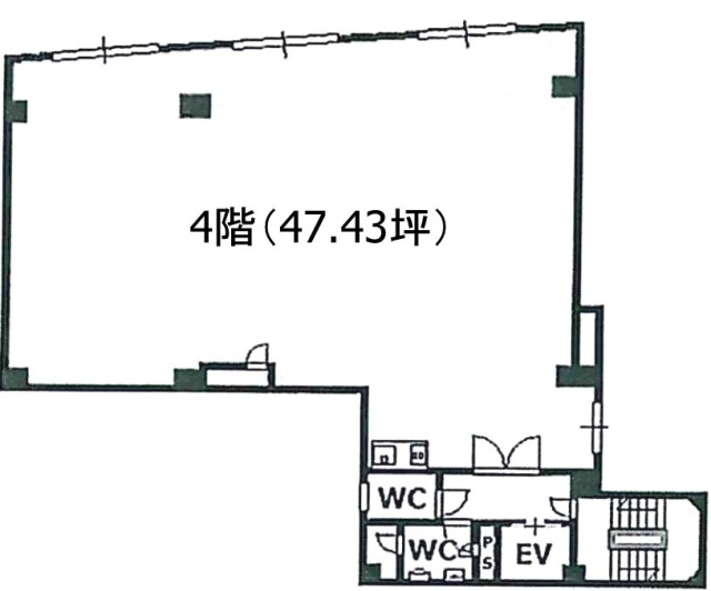 山城ビル4F 間取り図