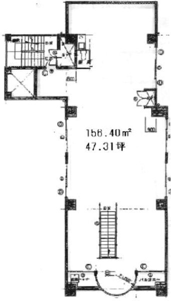 菊川栄光ビル2F 間取り図