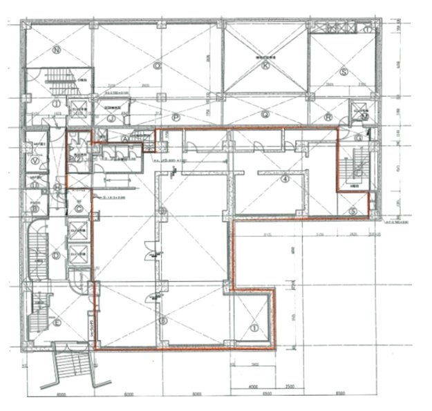 八重洲口会館B1F 間取り図