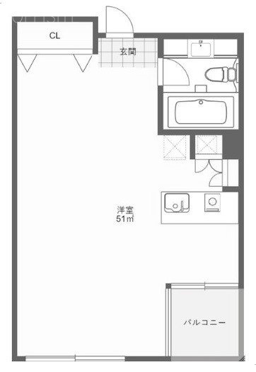 TRUST VALUE 千駄木4F 間取り図