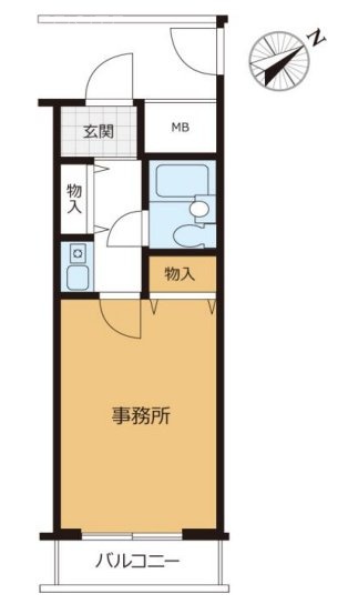新宿アイランドアネックス302 間取り図