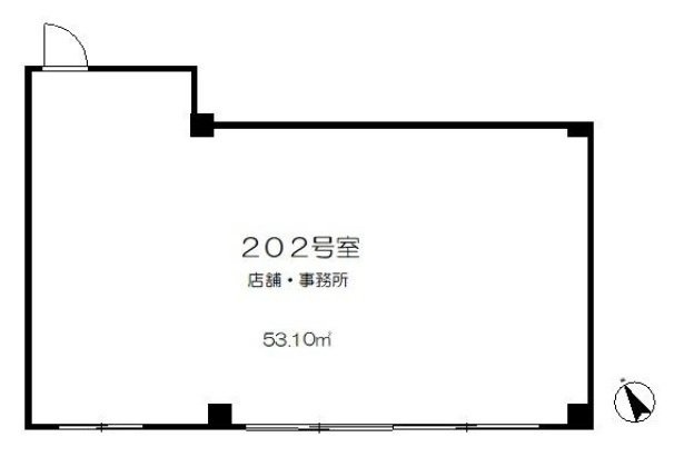 シャトー目白ビル202 間取り図