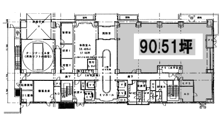 NEX人形町ビルA 間取り図