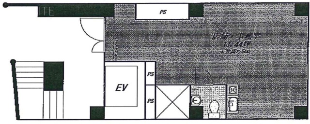 銀座森川ビル1F 間取り図