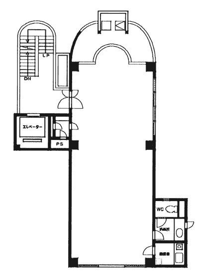 タケイビル7F 間取り図