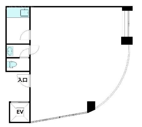 鈴木ビル2F 間取り図