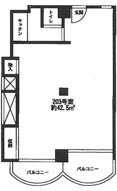 東銀青山ビル203 間取り図