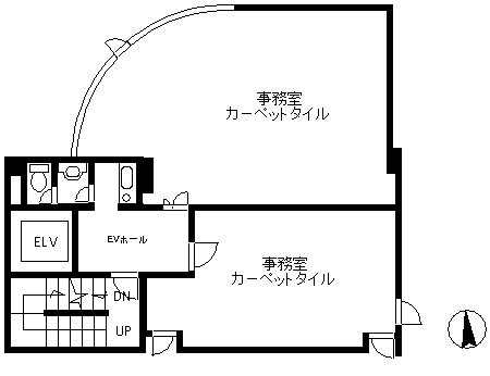 自然センタービル梅ヶ丘4F 間取り図