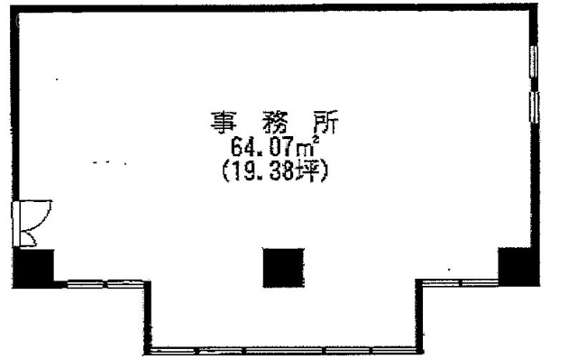 ルネ川崎ビル103 間取り図