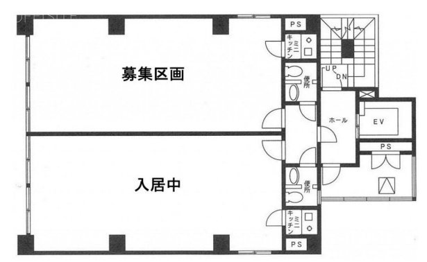 スケガワビル702 間取り図