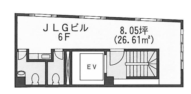 JLGビル6F 間取り図