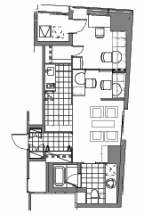ビュロー銀座ビル301 間取り図