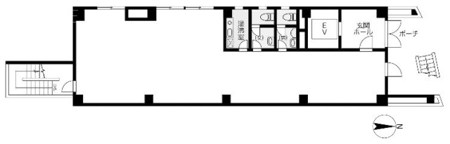 カパラビル1F 間取り図