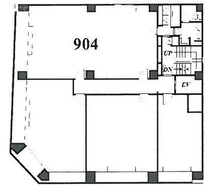 KN日本橋ビル904 間取り図