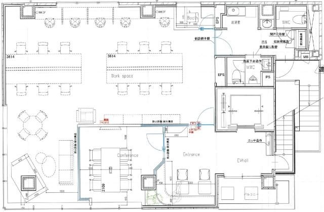 日本橋浜町2丁目ビル9F 間取り図