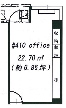 東新橋ビル410 間取り図